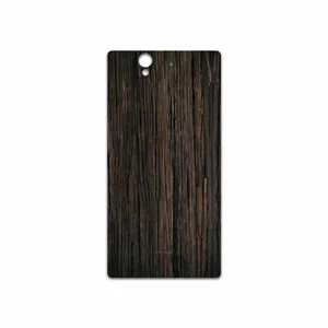 MAHOOT Burned Wood Cover Sticker for Sony Xperia Z