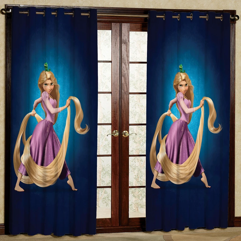 پرده مدل کارتونی مخمل پانچی کد 2003 سایز 200x140 سانتی متر