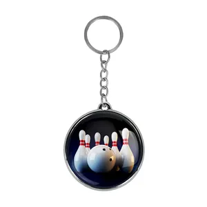 جاکلیدی خندالو طرح بولینگ Bowling مدل دوطرفه کد 2812728128