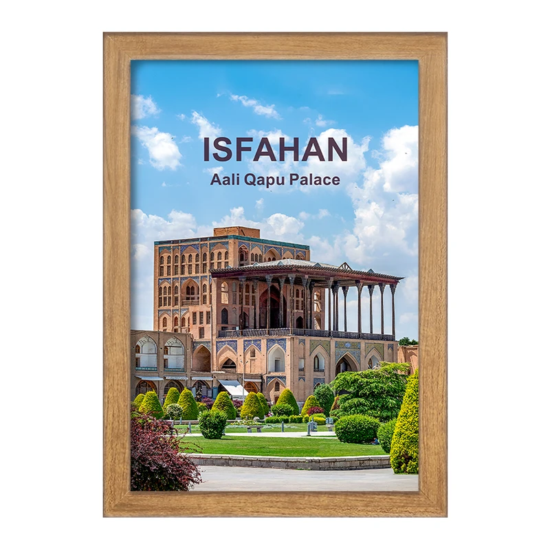 تابلو خندالو مدل عمارت عالی قاپو اصفهان کد 37251