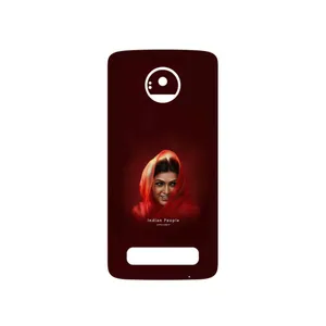 MAHOOT Portrait of an Indian Woman Cover Sticker for Motorola Moto Z