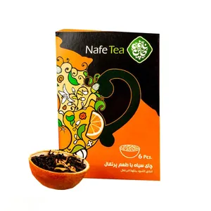 چای سیاه با طعم پرتقال نافه - 81 گرم بسته 6 عددی