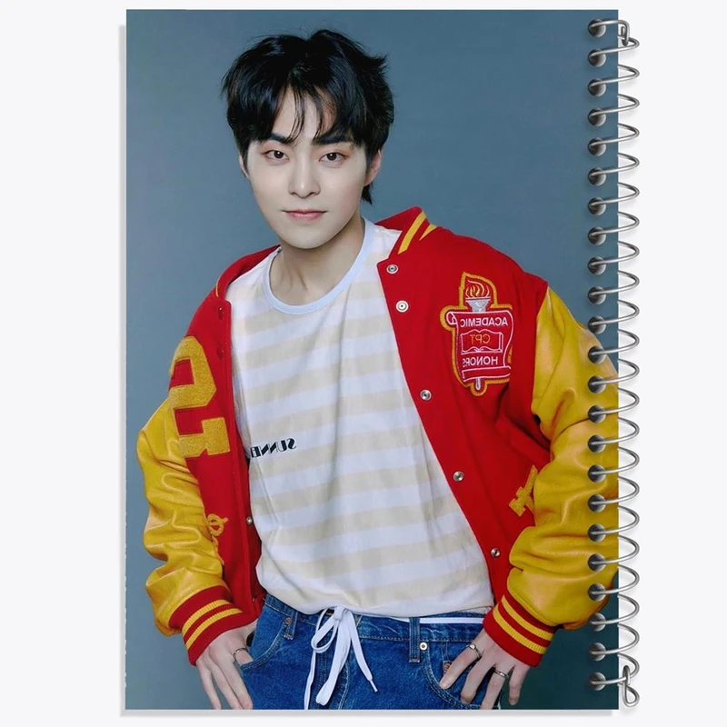 دفتر نت موسیقی 50 برگ خندالو مدل شیومین گروه اکسو EXO کد 13508