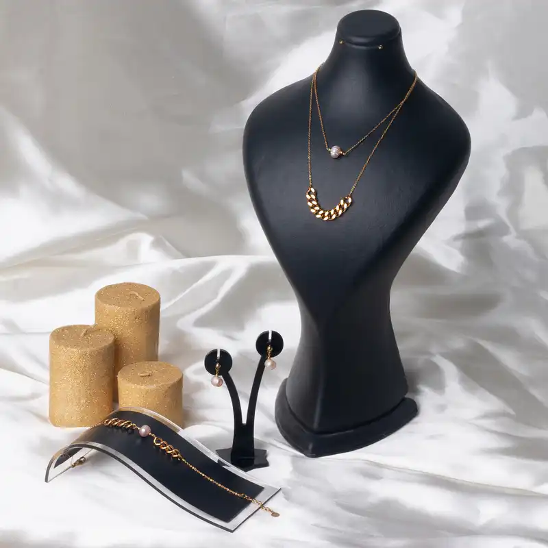 نیم ست زنانه مدل مروارید کد E105