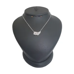 گردنبند نقره زنانه ترمه ۱ مدل بال کد smed 1031