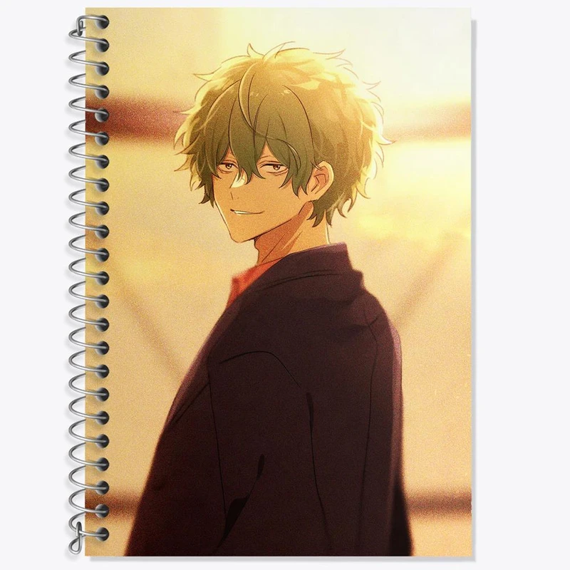 دفتر زبان 50 برگ خندالو مدل سه خط طرح ماجیما انیمه لیکوریس ریکویل Lycoris Recoil کد 23007