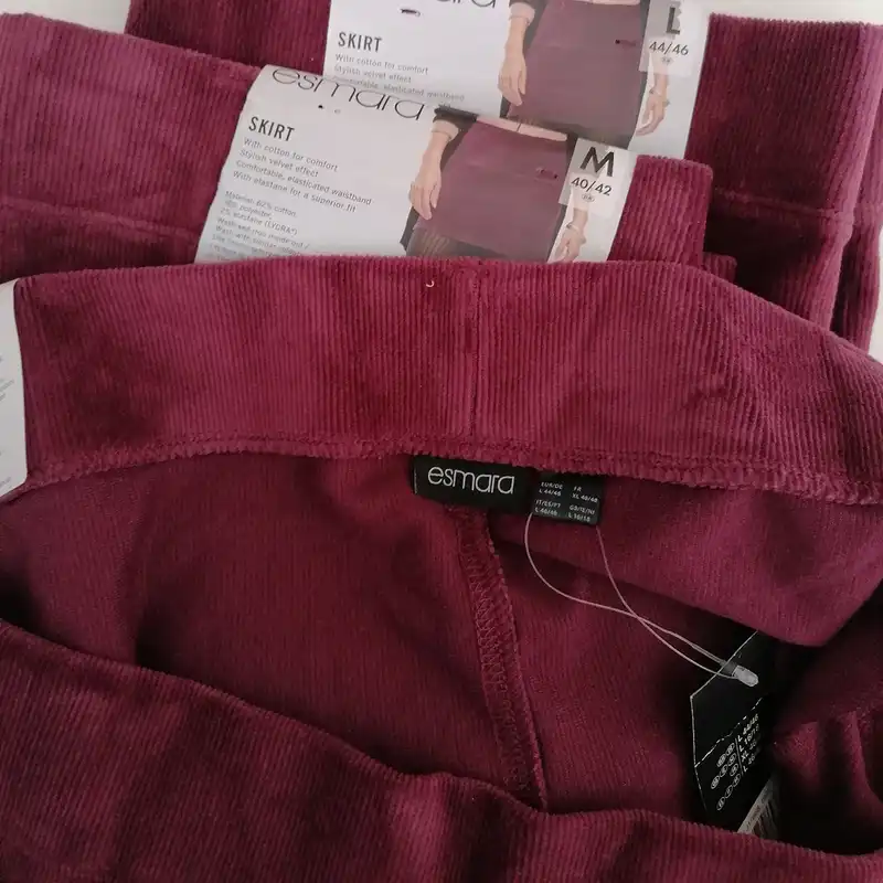 دامن زنانه اسمارا مدل مخمل کد 15214638