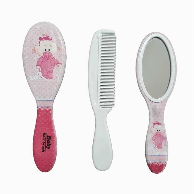 ست شانه و برس کودک مدل 095 بسته 3 عددی