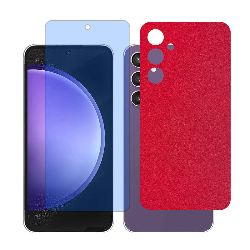 محافظ صفحه نمایش مات آنتی بلو گلس مدل Together مناسب برای گوشی موبایل سامسونگ Galaxy A55 به همراه برچسب پوششی 