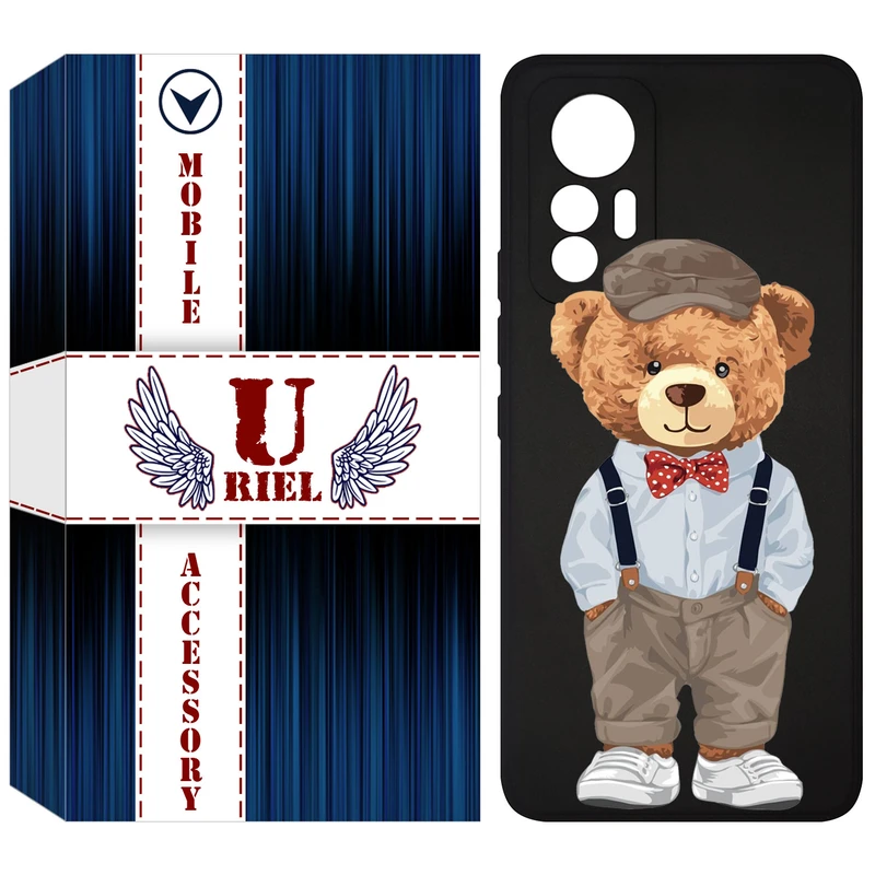 کاور یوریل قاب مدل KSH کد 41 طرح تدی مناسب برای گوشی موبایل شیائومی 12 Lite