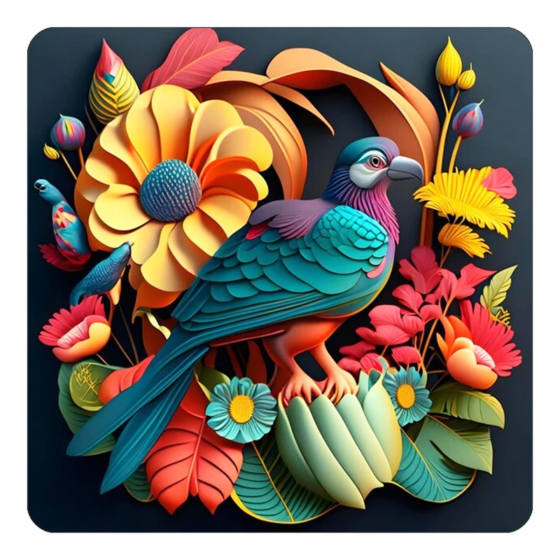 مگنت کاکتی طرح حیوانات رنگی مدل mp25970