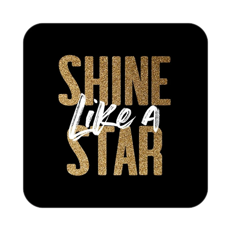 زیر لیوانی کاکتی طرح جملات انگیزشی و مثبت مدل mp25075