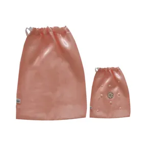 ابزار کادویی مدل کیسه هدیه مروارید دوزی کد 07040 بسته دو عددی