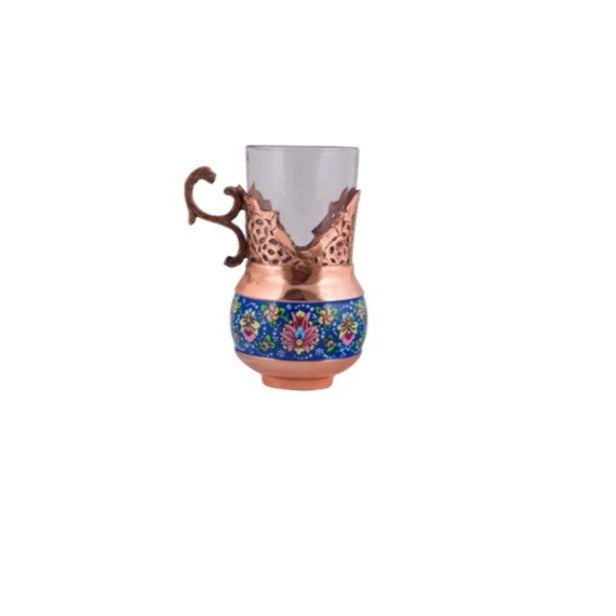 فنجان مسی آقاجانی مدل پرداز کد P018 