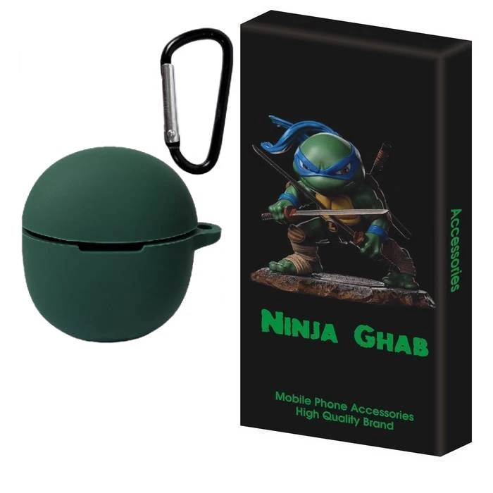 کاور نینجا قاب مدل سیلیکون مناسب برای کیس هدفون بی سیم هایلو X1 Neo به همراه قلاب