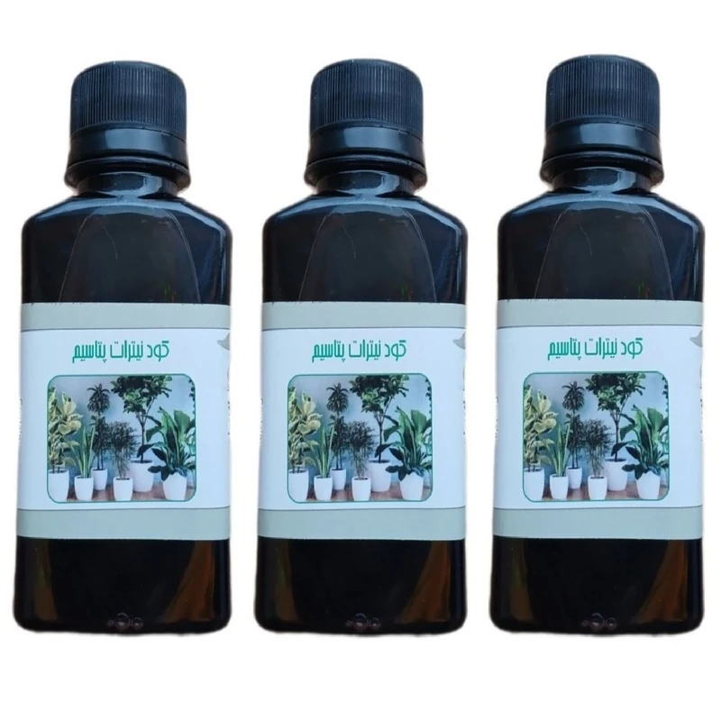 کود مایع نیترات پتاسیم لایف دراپ مدل life - D حجم 110 میلی لیتر بسته 3 عددی