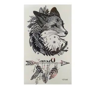 تاتو موقت طرح روباه کد 09