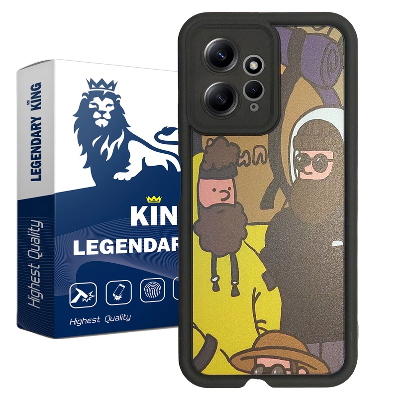 کاور لجندری کینگ طرح کاپشن مناسب برای گوشی موبایل شیائومی Redmi Note 12 (4G)