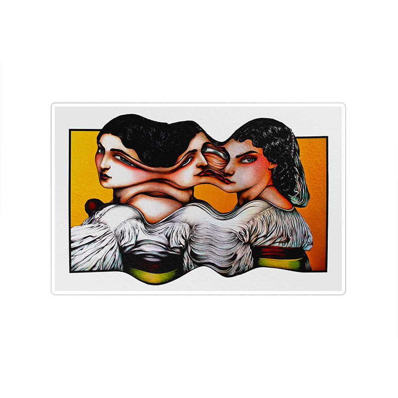 استیکر تزئینی موبایل و تبلت ماسا دیزاین طرح دختر مدل sn015