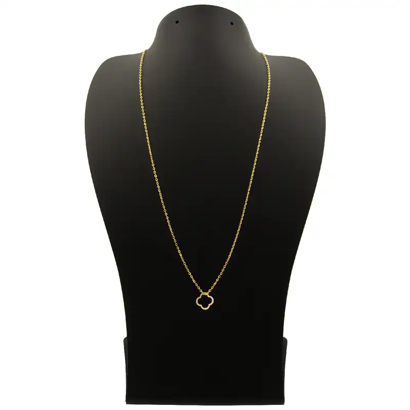 گردنبند طلا 18 عیار زنانه مانچو مدل sfgs015n