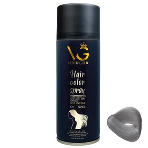 اسپری رنگ مو ورتوگلد مدل 01 Silver شماره 01 حجم 150 میلی لیتر رنگ نقره ای