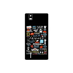 MAHOOT Friends 2 Cover Sticker for Huawei Ascend P2