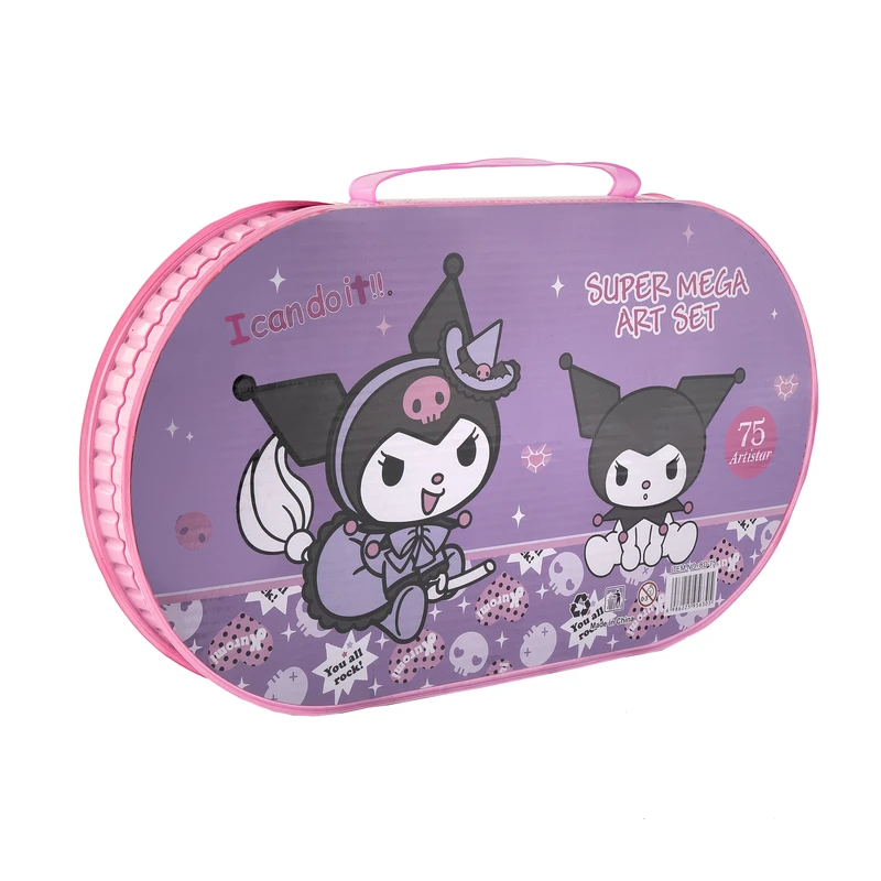 بسته رنگ‌آمیزی مدل 2021 طرح کرومی مجموعه 75 عددی