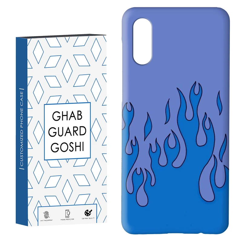 کاور قاب گارد گوشی طرح آتیش کد Dimo-838 مناسب برای گوشی موبایل سامسونگ Galaxy A02 / M02