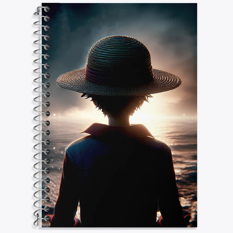 دفتر لغت 50 برگ خندالو طرح لوفی انیمه وان پیس کد F834