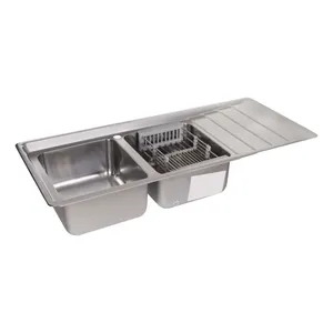 سینک ظرفشویی استیل بیمکث مدل R-4400 توکار
