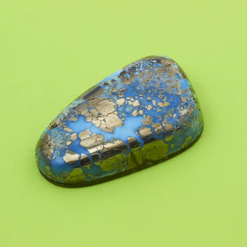 سنگ فیروزه مدل پیریت دار کد AD7