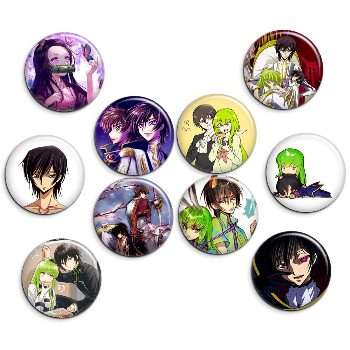 پیکسل پرمانه طرح Code Geass کد pmg.5323 مجموعه 10 عددی