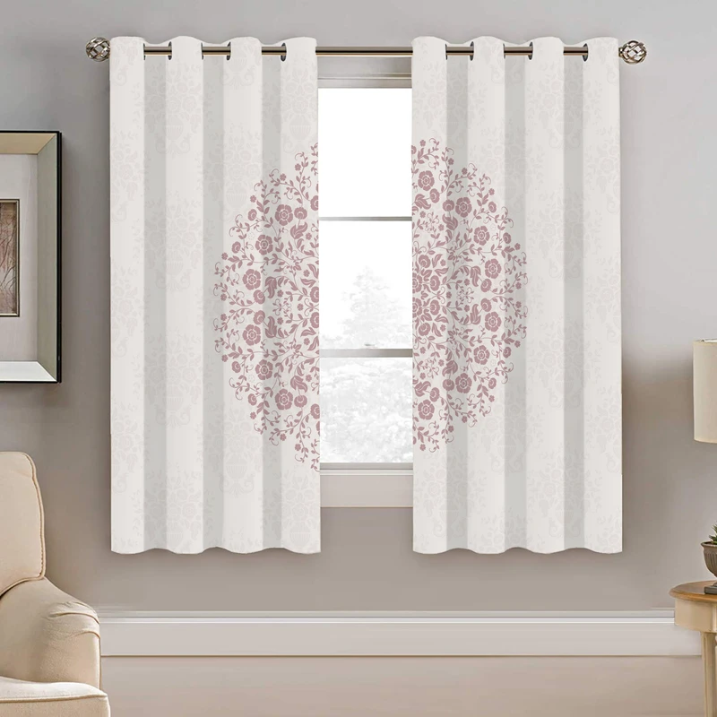 پرده نیروانا طرح سنتی مدل مخمل کد 8041 سایز 140×200 سانتی متر