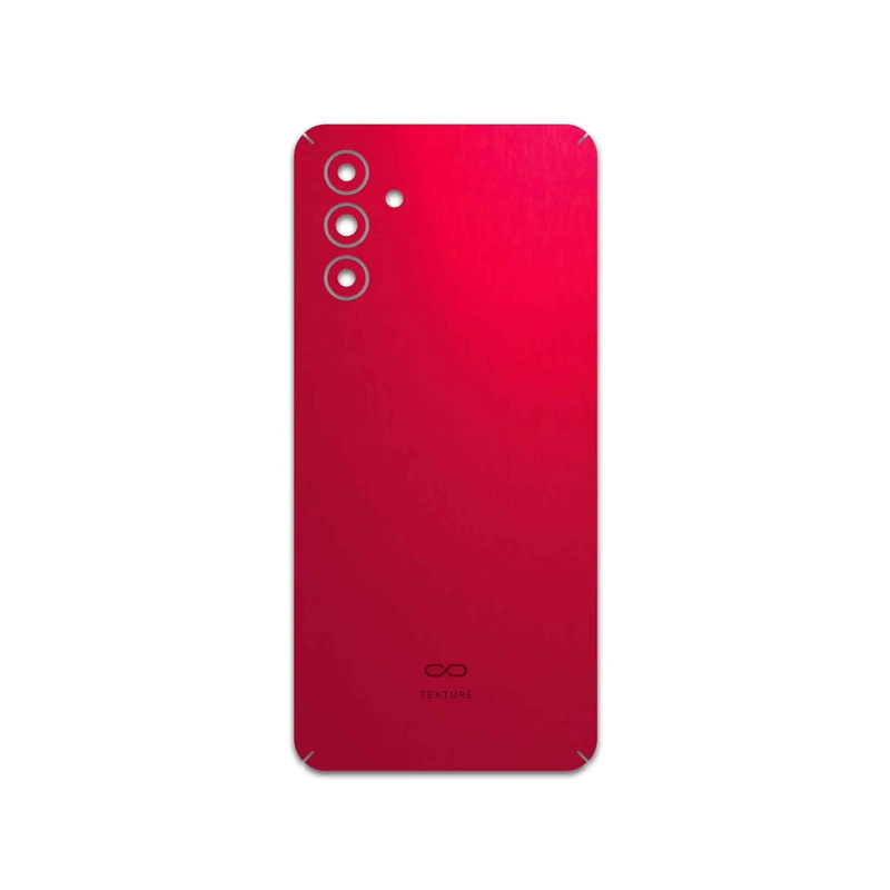 برچسب پوششی ماهوت مدل Matte-Warm-Red مناسب برای گوشی موبایل سامسونگ Galaxy A04s