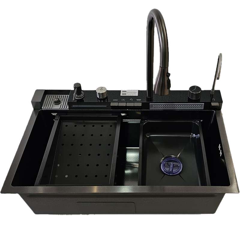 سینک ظرفشویی استیل مدل پیانویی 5 کلید توکار