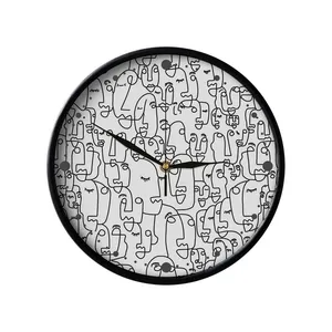 ساعت دیواری مدوپد طرح صورت‌ها مدل mod00186