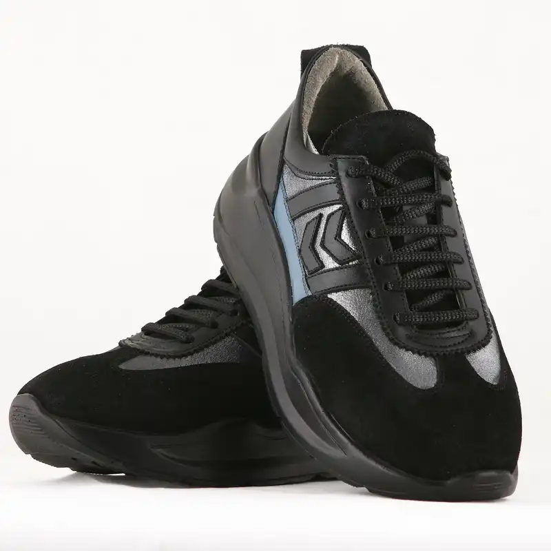 کفش روزمره زنانه چرم یلسان مدل دراج کد mSk-DRG-625-GS