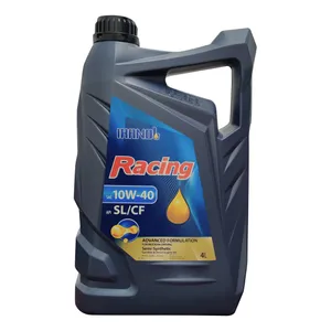 روغن موتور خودرو بنزینی ایرانول مدل ریسینگ SL 10W-40 حجم 4 لیتر