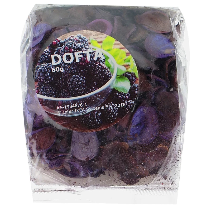 گل خشک معطر آیکیا مدل Dofta  رایحه شاه توت وزن 60 گرم