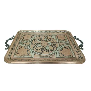 سینی مسی مدل نقره کوب کد Me-1489