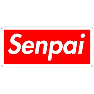 استیکر مدل Senpai