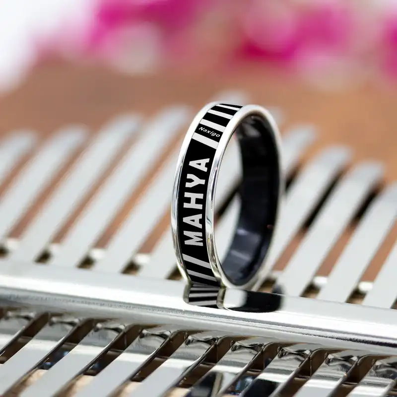 انگشتر ناکسیگو مدل شب تاب طرح محیا کد RB15788