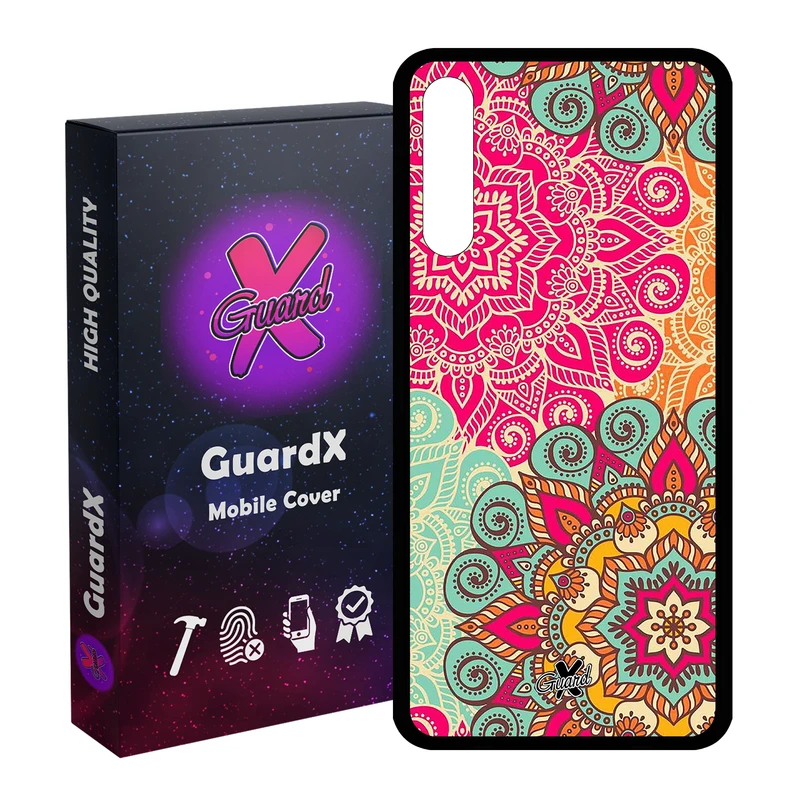 کاور گارد ایکس طرح Mandala مدل Glass10214 مناسب برای گوشی موبایل هوآوی Y8P / P Smart S