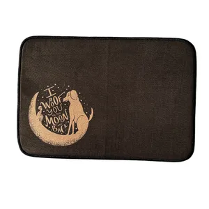 مت زیرانداز ظرف آب و غذای سگ و گربه مدل LQ3