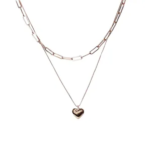 گردنبند زنانه ژوپینگ مدل دولاین کد 104001628