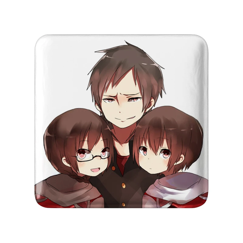 پیکسل خندالو طرح ایزایا، کورویی و مائیرو انیمه دورارارا مدل مربعی کد 32116