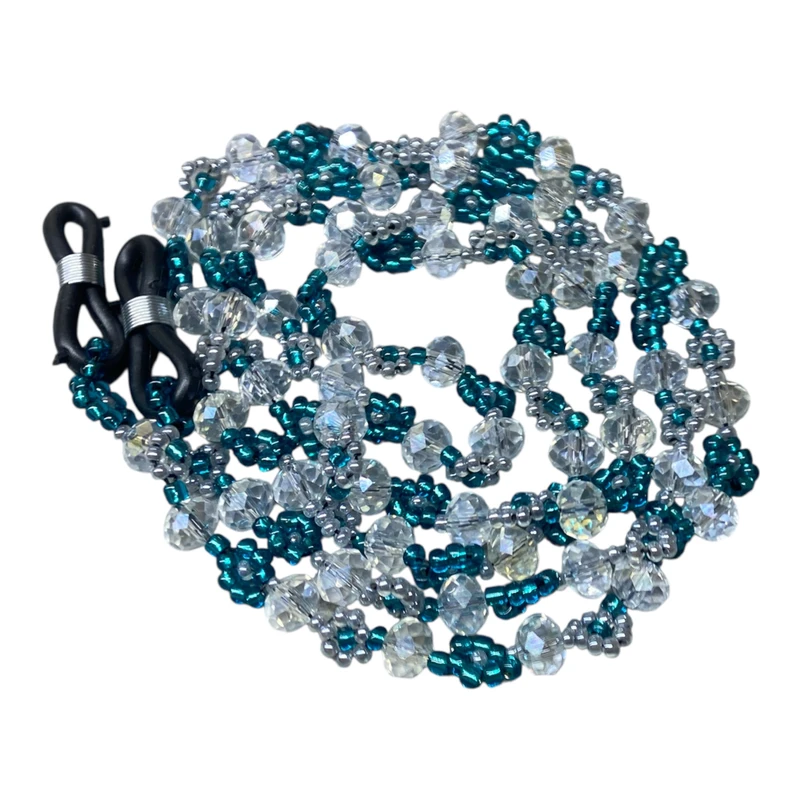 بند عینک دست ساز مدل گل کد 1197