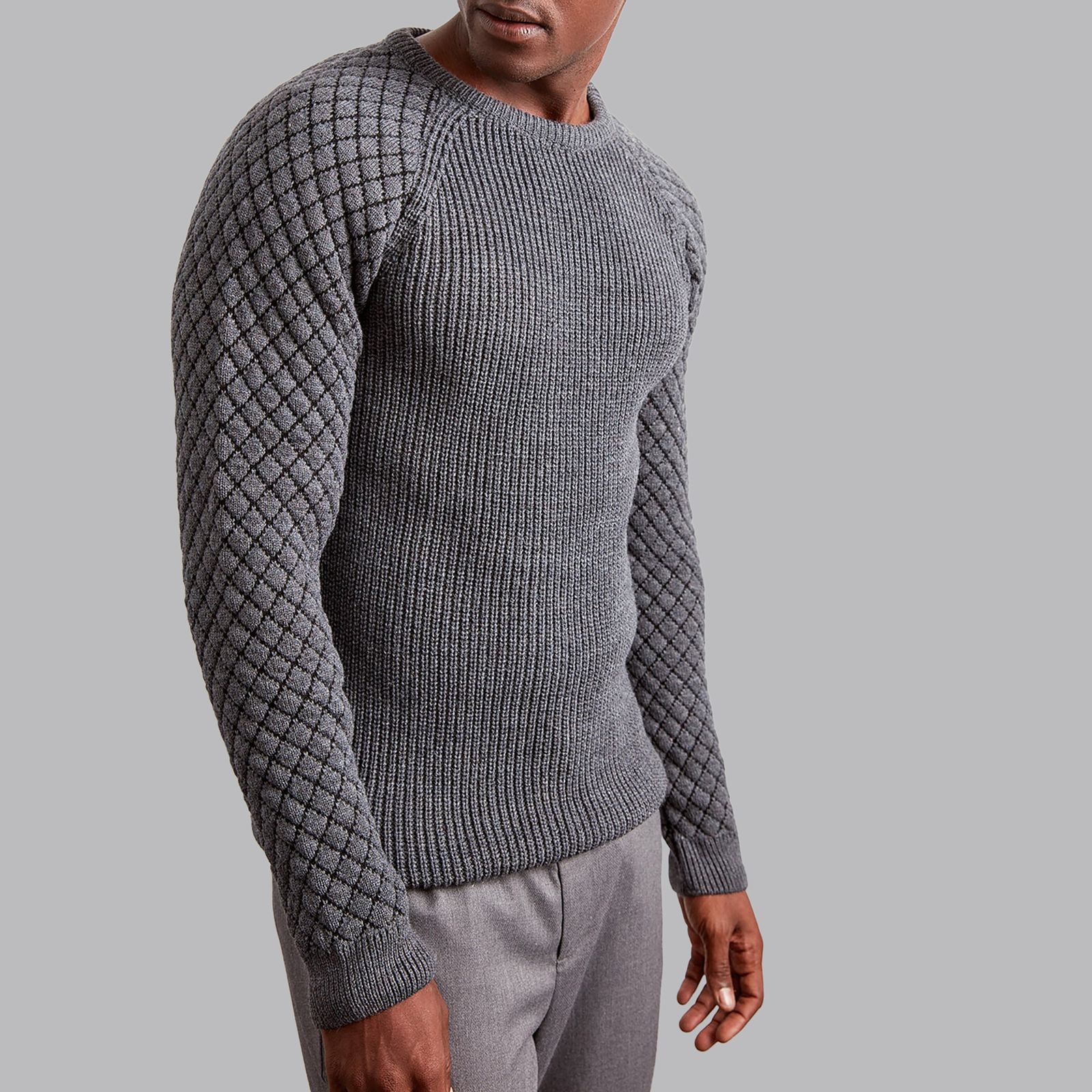 پلیور یقه گرد مردانه ترندیول مدل 31668745 -  - 5