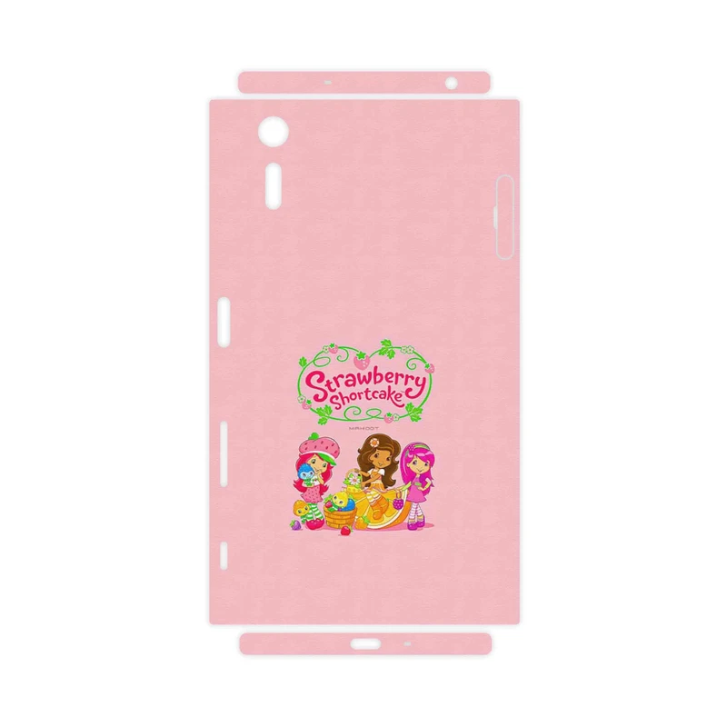 برچسب پوششی ماهوت مدل Strawberry Shortcake-FullSkin مناسب برای گوشی موبایل سونی Xperia XZ