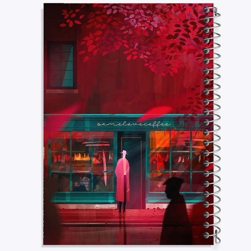 دفتر ژورنال نویسی 50 برگ خندالو مدل نقطه ای طرح خیابان کد F19